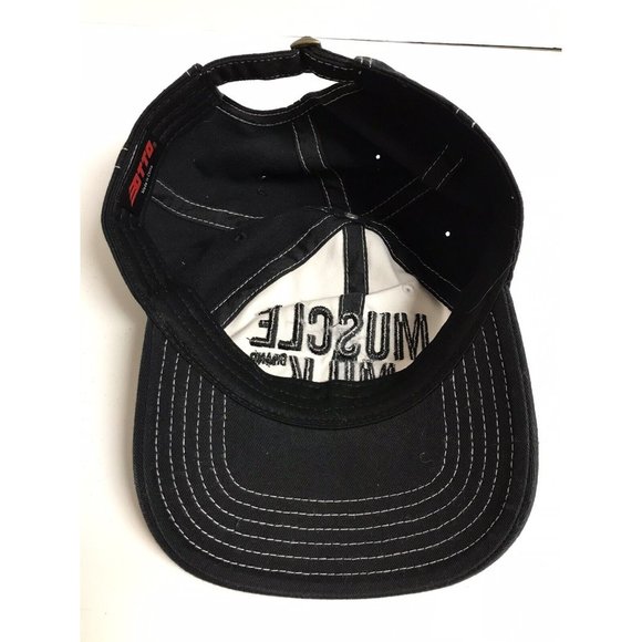 Muscle Milk Protein Shske Black White Adjustable Hat - Picture 5 of 5